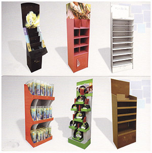 Expositores de cartón